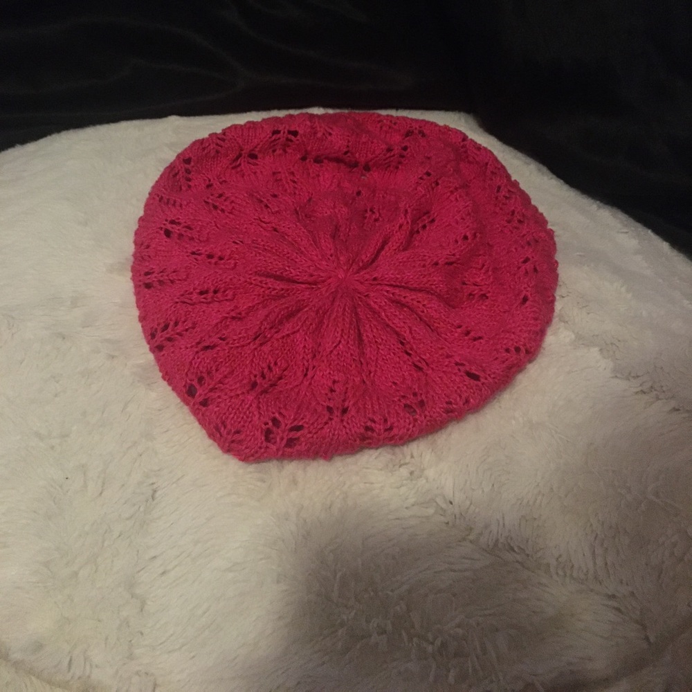 Pink beanie